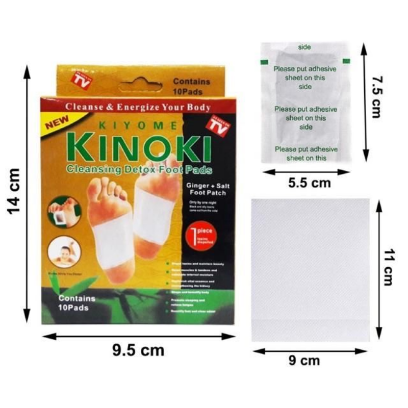 PARCHES KINOKI ™ PACK x10 UNIDADES