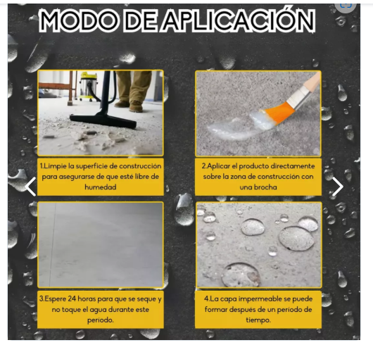 WATER BLOCK PROTECTION™   Sellador adhesivo transparente