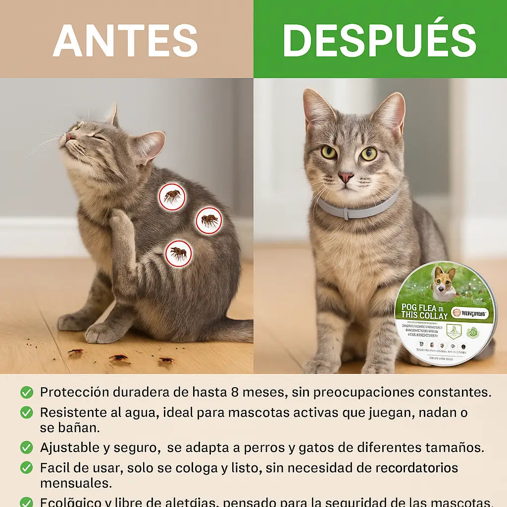 VitaPet® Collar Antipulgas ( De Perros Y Gatos)