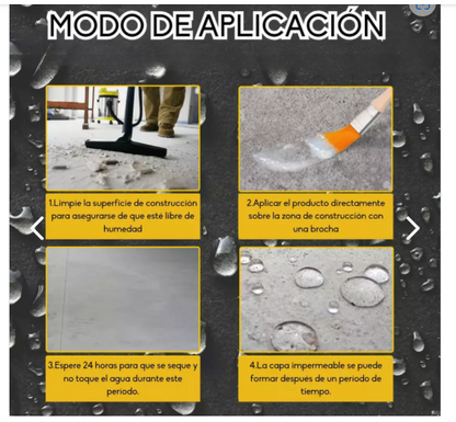 WATER BLOCK PROTECTION™   Sellador adhesivo transparente